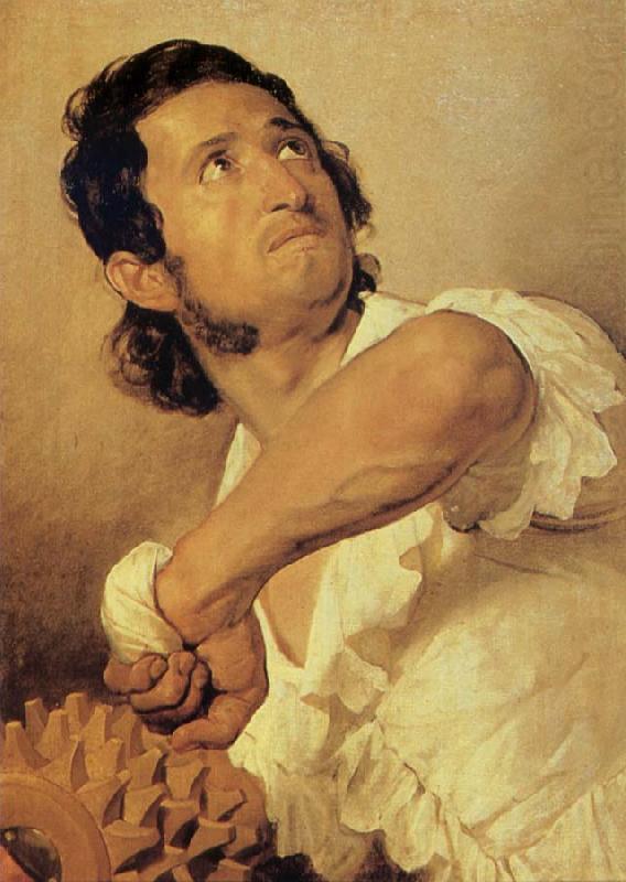 Karl Briullov Portrait of Domenico Marini china oil painting image